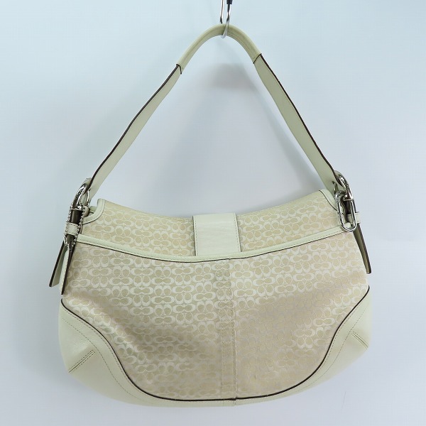 実際に弊社で買取させて頂いたCOACH/コーチ ミニシグネチャー ハンドバッグ F06808 の画像 1枚目