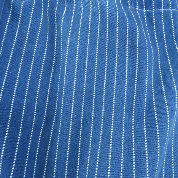 実際に弊社で買取させて頂いたSUGAR CANE/シュガーケーン "FICTON ROMANCE"コレクション 8.5oz ウォバッシュストライプ長袖ワークシャツ SC25551/Sの画像 8枚目