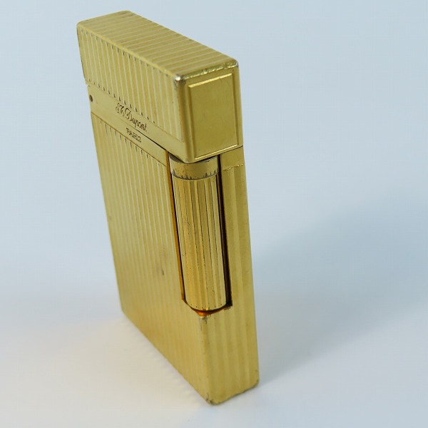 実際に弊社で買取させて頂いたS.T.Dupont/デュポン LIGNE2/ライン2 モンパルナス バーティカルライン ガスライターの画像 3枚目