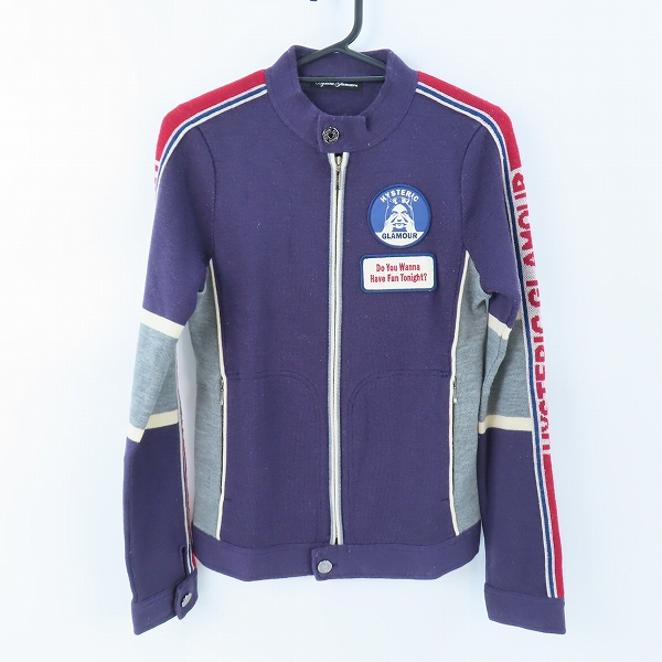 実際に弊社で買取させて頂いたHYSTERIC GLAMOUR/ヒステリックグラマー ガールワッペン ジップアップ ブルゾン 0193NJ01/F
