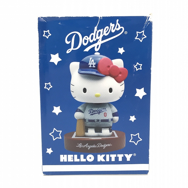 実際に弊社で買取させて頂いた【未開封】SANRIO/サンリオ ロサンゼルス・ドジャース ハローキティ 2014 ボブルヘッドフィギュア/首振り人形