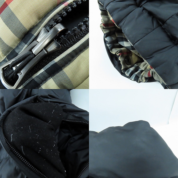 実際に弊社で買取させて頂いた【JPタグ】BURBERRY/バーバリー 19AW HOLLAND リバーシブル ダウンジャケット 8018862/69Fの画像 9枚目