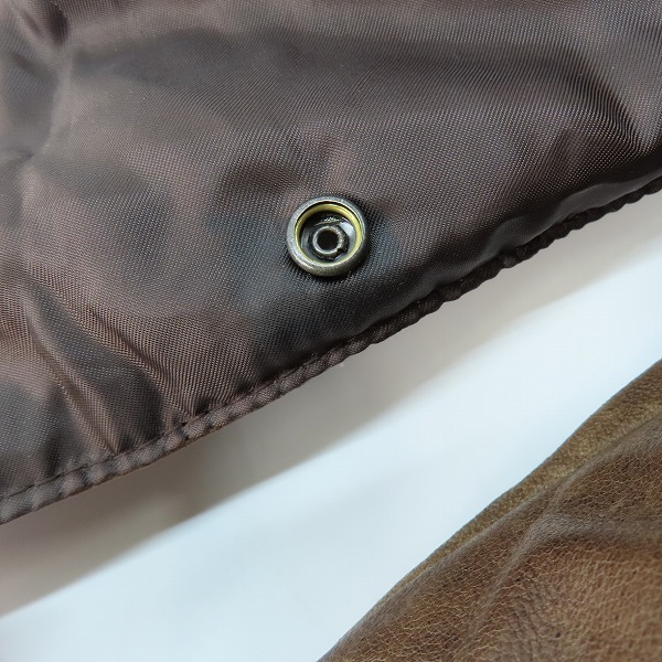 実際に弊社で買取させて頂いたglamb/グラム ラムレザー ダウンジャケット/2の画像 9枚目