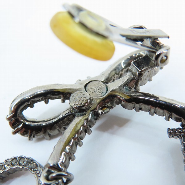 実際に弊社で買取させて頂いたChristian Dior/クリスチャンディオール リボン/ロゴ イヤリング/両耳の画像 5枚目