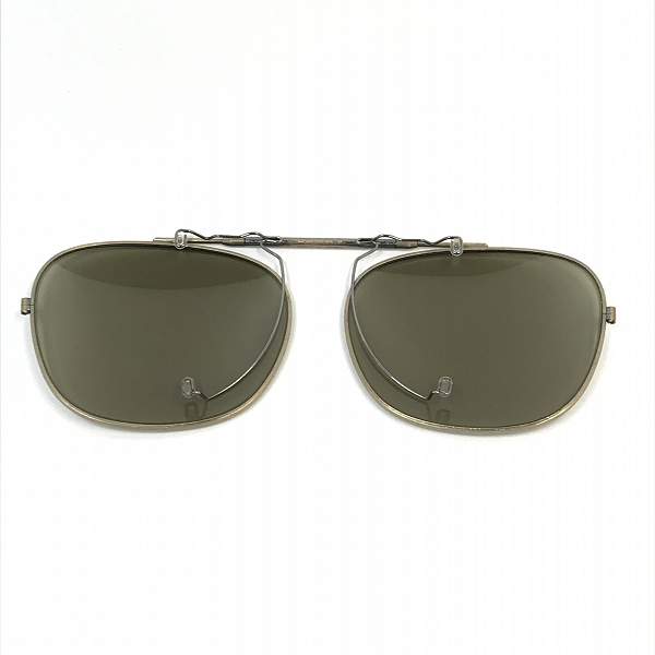 実際に弊社で買取させて頂いた白山眼鏡店/ハクサンガンキョウテン クリップオン サングラス レンズ/フレームゴールド系の画像 1枚目