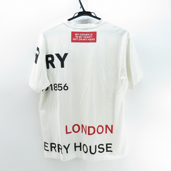 実際に弊社で買取させて頂いた【JPタグ】BURBERRY/バーバリー 21SS ホースフェリープリント クルーネックTシャツ 8017103/Sの画像 1枚目