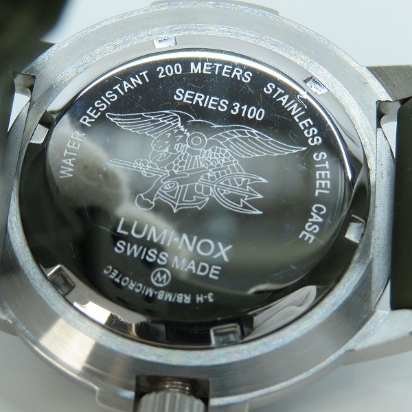 実際に弊社で買取させて頂いたLUMINOX/ルミノックス SERIES 3100 腕時計 の画像 3枚目