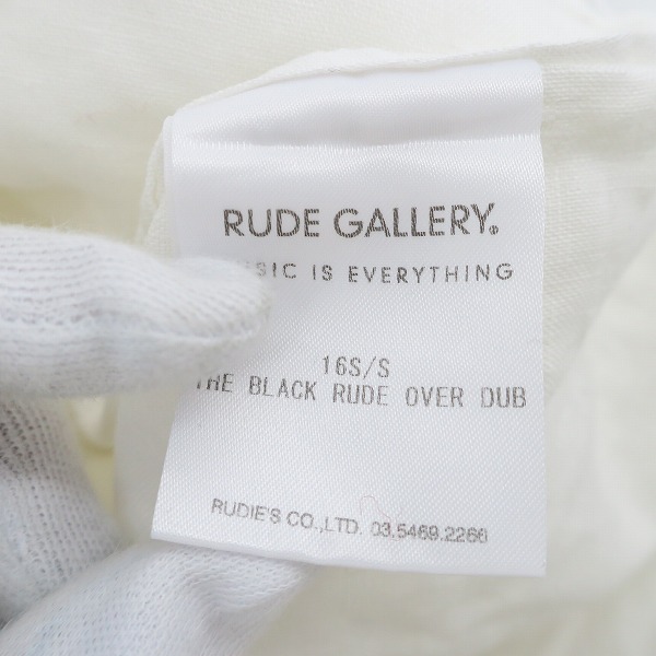 実際に弊社で買取させて頂いたRUDE GALLERY/ルードギャラリー 16SS THE BLACK RUDE OVER DUB ロング シャツ/2の画像 4枚目