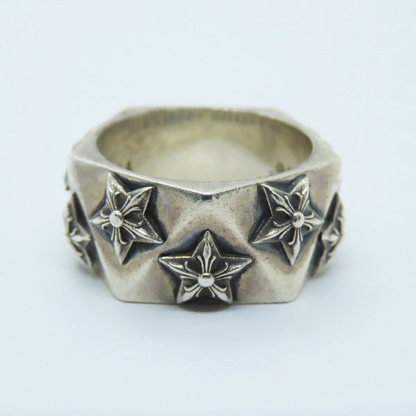 実際に弊社で買取させて頂いたCHROME HEARTS/クロムハーツ 5P/5ポイント スター ペンタゴン リング 17.5号の画像 3枚目