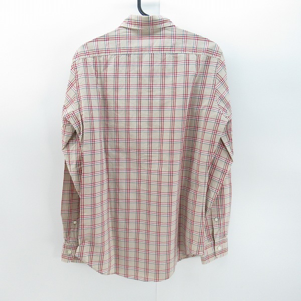 実際に弊社で買取させて頂いたTOMORROWLAND/トゥモローランド  チェック コットン 長袖シャツ/63-01-31-01102/Mの画像 1枚目