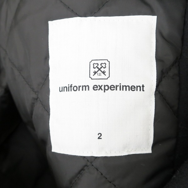 実際に弊社で買取させて頂いたuniform experiment/ユニフォームエクスペリメント23AW  AUTHENTIC VARSITY JACKET スタジャン UE-232019/2の画像 2枚目