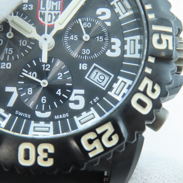 実際に弊社で買取させて頂いたLUMINOX/ルミノックス クロノグラフ腕時計 SERIES3080【動作未確認】の画像 5枚目