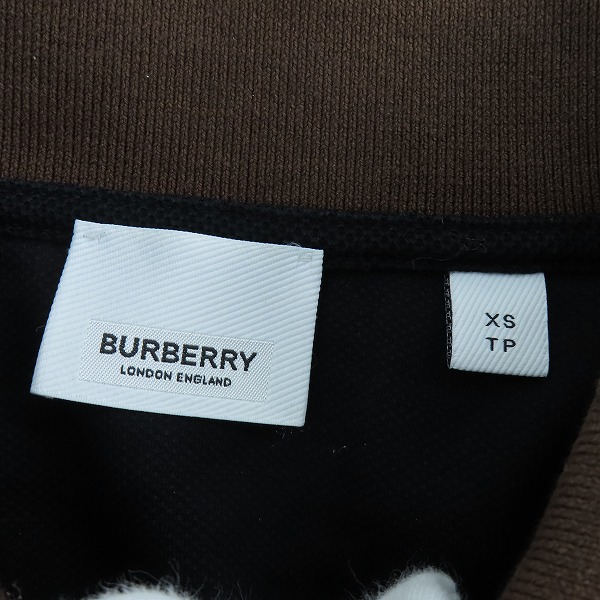 実際に弊社で買取させて頂いたBURBERRY LONDON ENGLAND/バーバリーロンドンイングランド ラバーロゴ 半袖ポロシャツ 8018699/XSの画像 2枚目