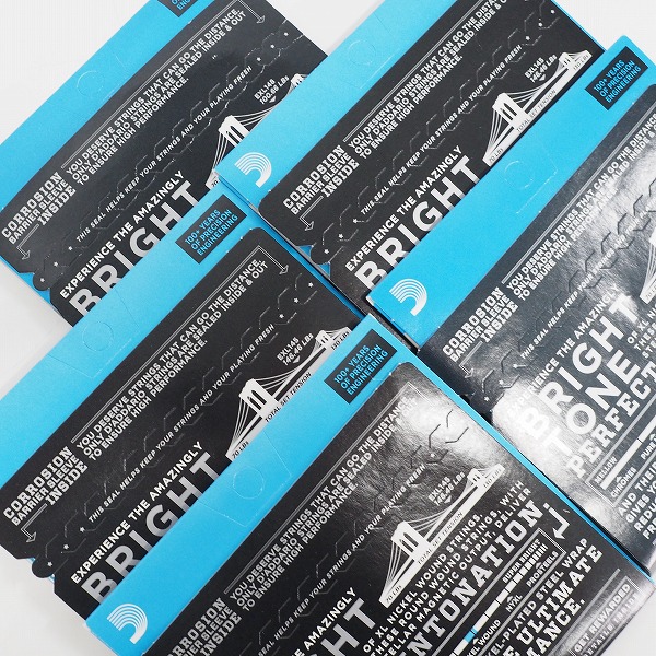 実際に弊社で買取させて頂いた【未開封】D'Addario/ダダリオ Nickel Wound XL EXL145 12-54・EXL148 12-60 エレキギター弦 計5個セットの画像 6枚目