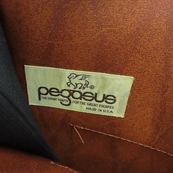 実際に弊社で買取させて頂いたpegasus/ペガサス USA製 レザーブリーフケース/ビジネスバッグの画像 4枚目