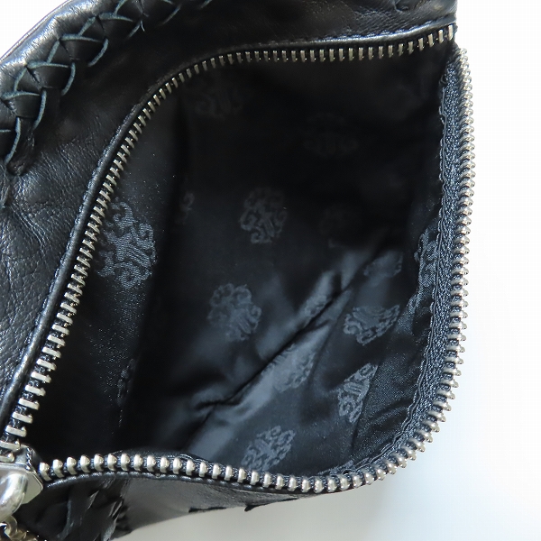 実際に弊社で買取させて頂いたCHROME HEARTS/クロムハーツ LACE SIDE POUCH 3 CEME/レースサイド ポーチ 3セメタリークロスパッチの画像 3枚目
