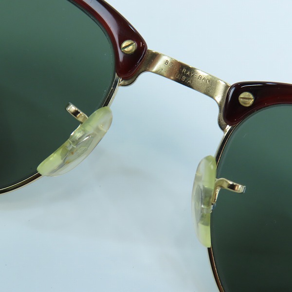 実際に弊社で買取させて頂いたRay-Ban/レイバン BAUSCH&LOMB クラブマスター サングラス/アイウェア W0366の画像 3枚目