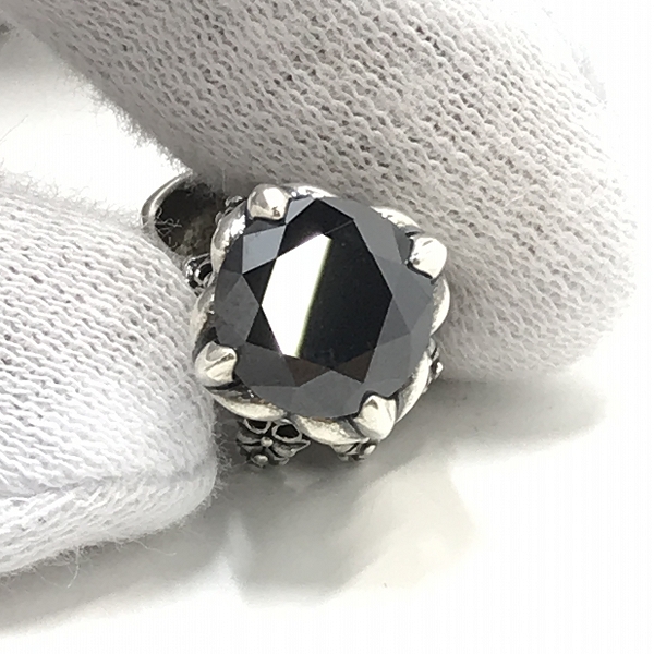 実際に弊社で買取させて頂いたJustin Davis×内山英雄/ジャスティンデイビス J×U クラウン ペンダント トップの画像 5枚目