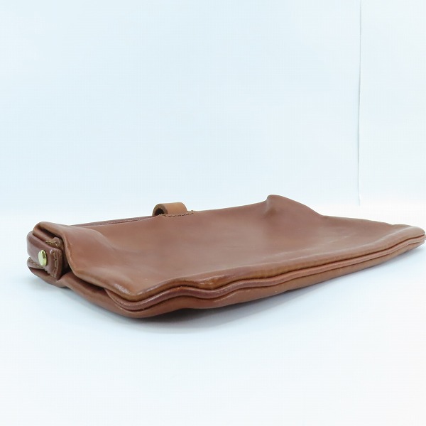 実際に弊社で買取させて頂いたHERZ/ヘルツ Organ オルガン ユーフラテ がま口 レザークラッチバッグの画像 2枚目