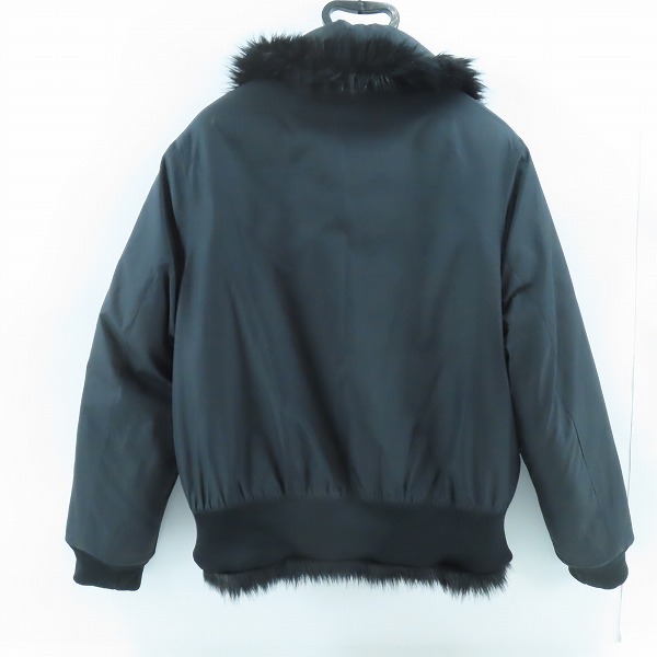 実際に弊社で買取させて頂いたNIKE×AMBUSH/ナイキ×アンブッシュ 18AW リバーシブルフェイクファーコートジャケット AQ9225-010/Mの画像 3枚目