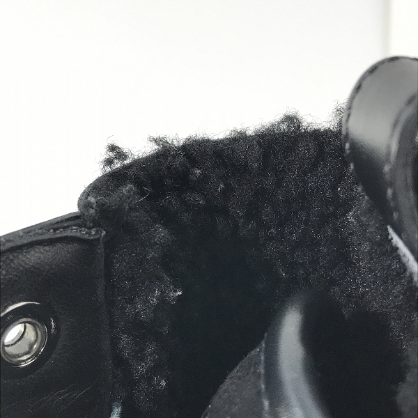 実際に弊社で買取させて頂いたJIMMY CHOO/ジミーチュウ クリアソール/裏地ボア レースアップブーツ 43の画像 7枚目