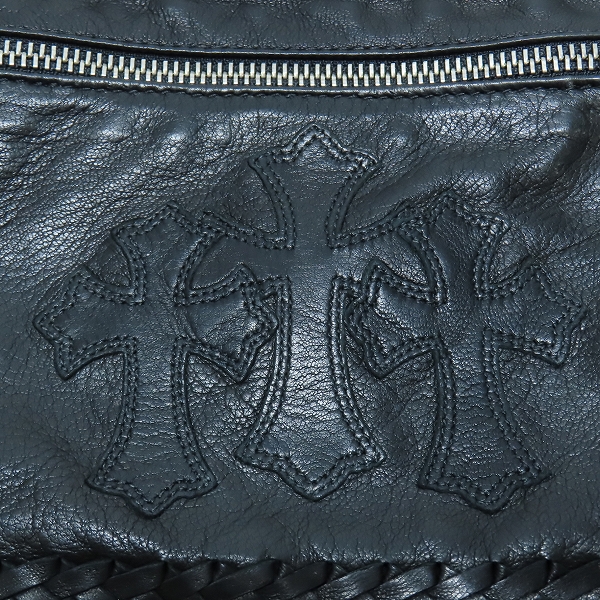 実際に弊社で買取させて頂いたCHROME HEARTS/クロムハーツ LACE SIDE POUCH 3 CEME/レースサイド ポーチ 3セメタリークロスパッチの画像 5枚目