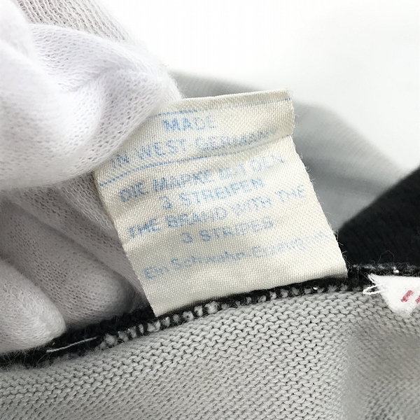 実際に弊社で買取させて頂いたadidas/アディダス ヴィンテージ 70s頃 西ドイツ製  ジップアップ ニットジャケット /42の画像 3枚目