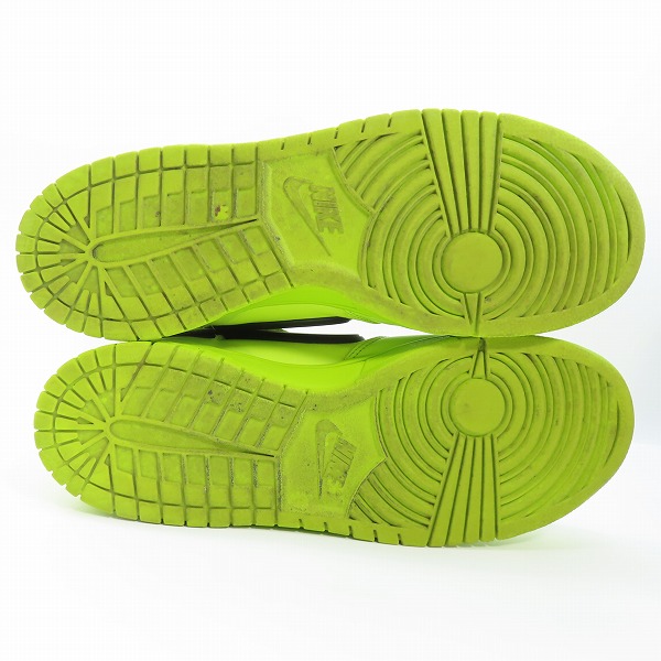 実際に弊社で買取させて頂いたNIKE×AMBUSH/ナイキ×アンブッシュ DUNK HIGH/ダンクハイ フラッシュライム CU7544-300/29の画像 2枚目