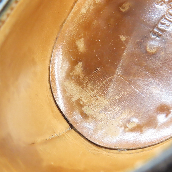 実際に弊社で買取させて頂いたJOHN LOBB/ジョンロブ CITY/シティ スウェードレザーストレートチップシューズ /9Fの画像 7枚目