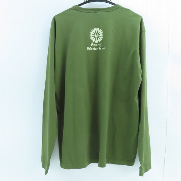 実際に弊社で買取させて頂いたBUZZ RICKSON'S/バズリクソンズ 14th AIR FORCE/ フライングタイガース 長袖Tシャツ/XXLの画像 1枚目