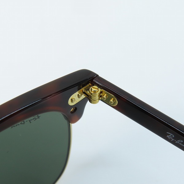 実際に弊社で買取させて頂いたRay-Ban/レイバン CLUB MASTER/クラブマスター サングラス/アイウェア RB3016F W0366の画像 4枚目