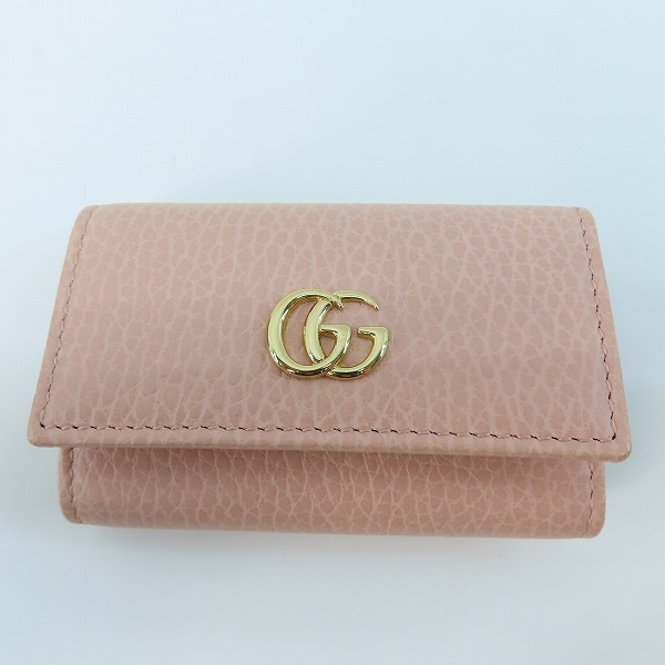 実際に弊社で買取させて頂いたGUCCI/グッチ GGマーモント レザー 6連 キーケース 456118