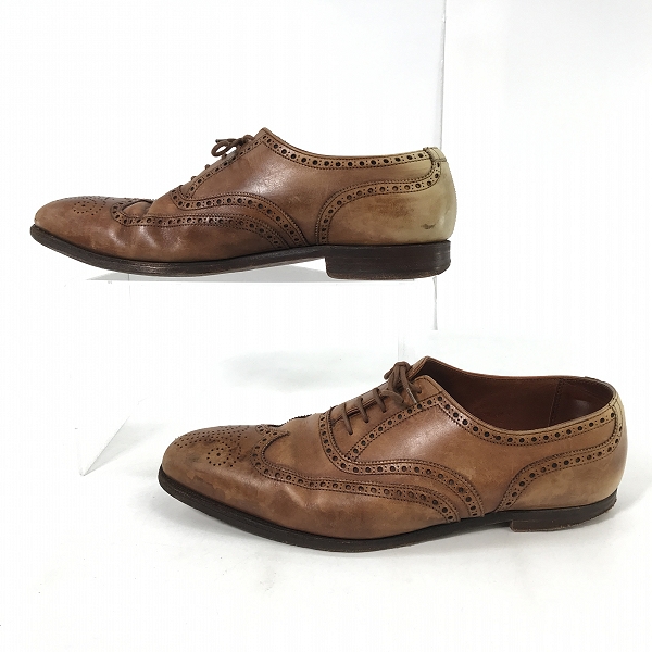 実際に弊社で買取させて頂いたCROCKETT&JONES/クロケット＆ジョーンズ CLIFFORD ウィングチップ シューズ 9.5Eの画像 3枚目