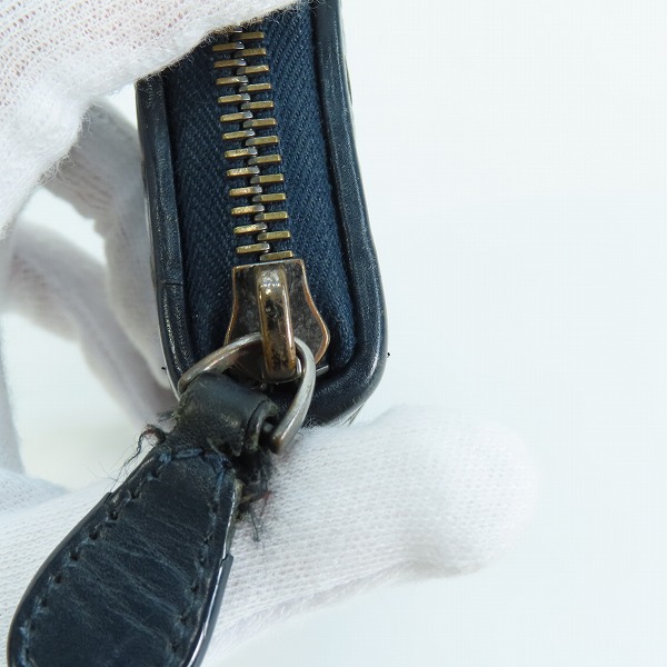 実際に弊社で買取させて頂いたBOTTEGA VENETA/ボッテガヴェネタ イントレチャート ラウンドファスナーコインケースの画像 7枚目