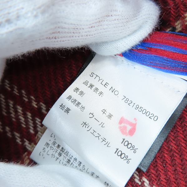 実際に弊社で買取させて頂いたSchott/ショット ダブル ライダース ジャケット 528US Dポケット/44の画像 4枚目