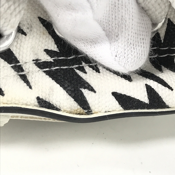 実際に弊社で買取させて頂いたELEY KISHIMOTO/イーリーキシモト 総柄 ハイカット スニーカーシューズ 26 の画像 6枚目