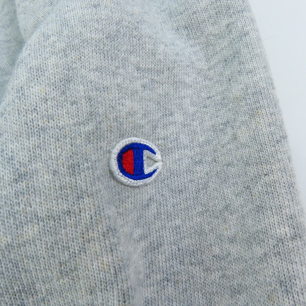 実際に弊社で買取させて頂いたChampion×BEAMS/チャンピオン ビームス 別注 REVERSE WEAVE スナップジャケット グレー C8-J026/Lの画像 8枚目