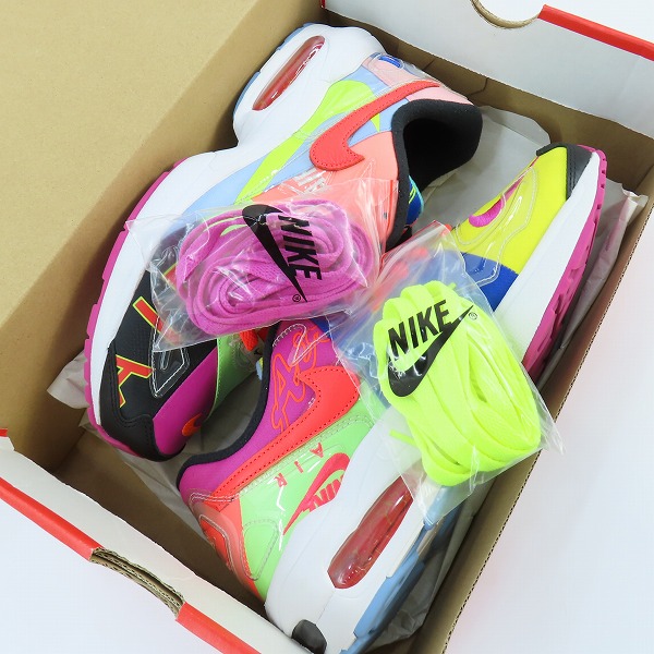 実際に弊社で買取させて頂いた【未使用】NIKE×ATMOS/ナイキ×アトモス AIR MAX2 LIGHT QS/エアマックス2 ライトQS BV7406-001/27の画像 7枚目