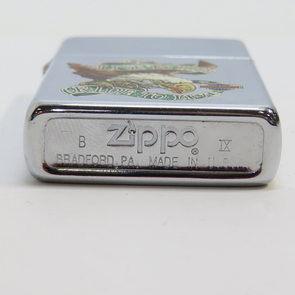 実際に弊社で買取させて頂いたZIPPO/ジッポー HARLEY-DAVIDSON/ハーレーダビッドソン ロゴ イーグルプリント 鏡面加工 1993年製の画像 3枚目