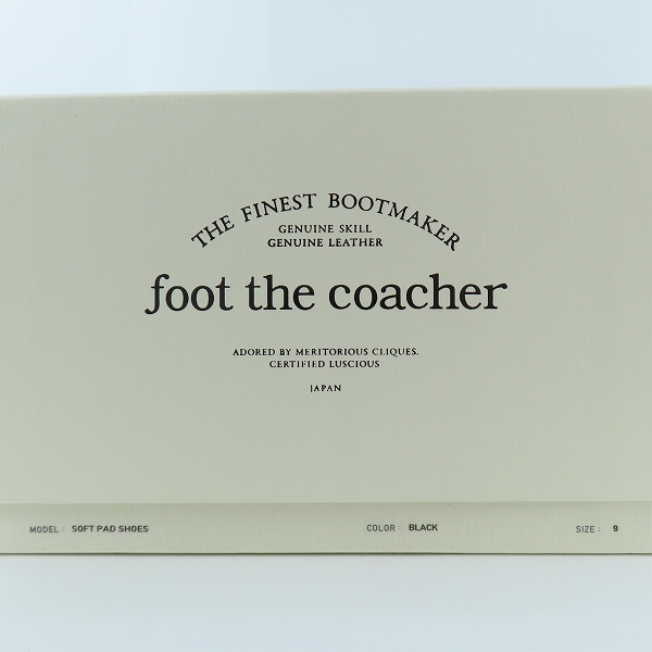 実際に弊社で買取させて頂いたfoot the coacher/フットザコーチャー SOFT PAD SHOES FTC2334017サンダル 9の画像 9枚目