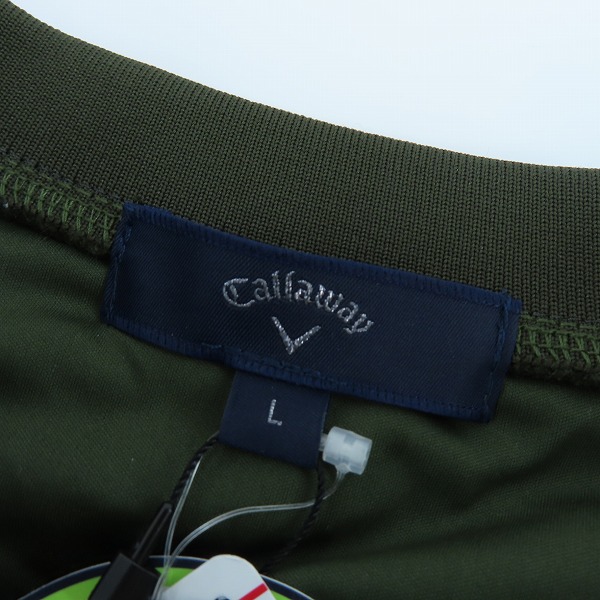 実際に弊社で買取させて頂いたCallaway/キャロウェイ ゴルフウェア 中綿プルオーバージャケット C21216103/Lの画像 2枚目