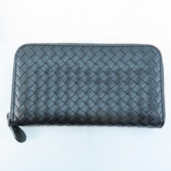 実際に弊社で買取させて頂いたBOTTEGA VENETA/ボッテガヴェネタ イントレチャート ラウンドファスナーウォレット/長財布 S01407032V