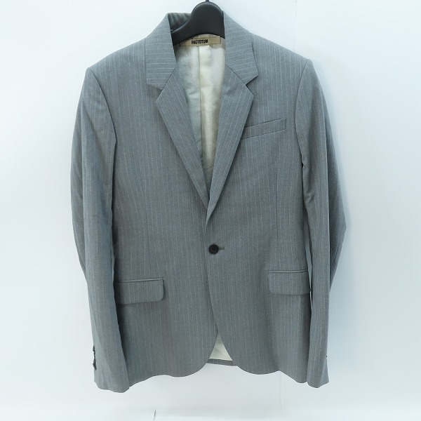 実際に弊社で買取させて頂いたFACTOTUM/ファクトタム 1B テーラードジャケット 0112107/46