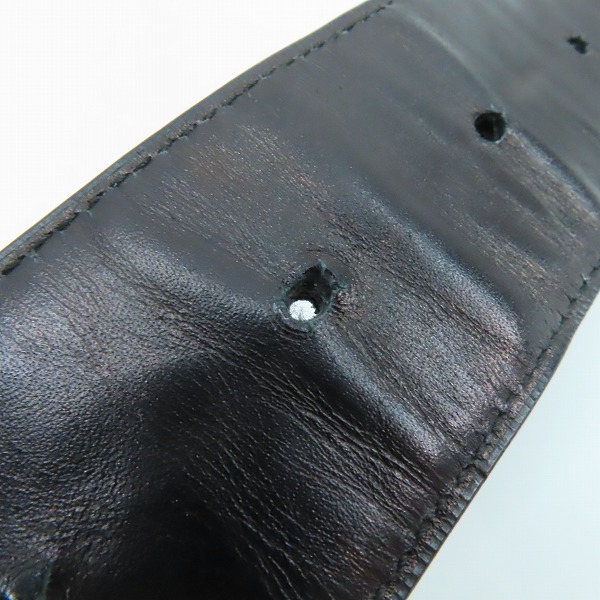 実際に弊社で買取させて頂いたBOTTEGA VENETA/ボッテガヴェネタ イントレチャート レザーベルト 95cm/38inの画像 8枚目