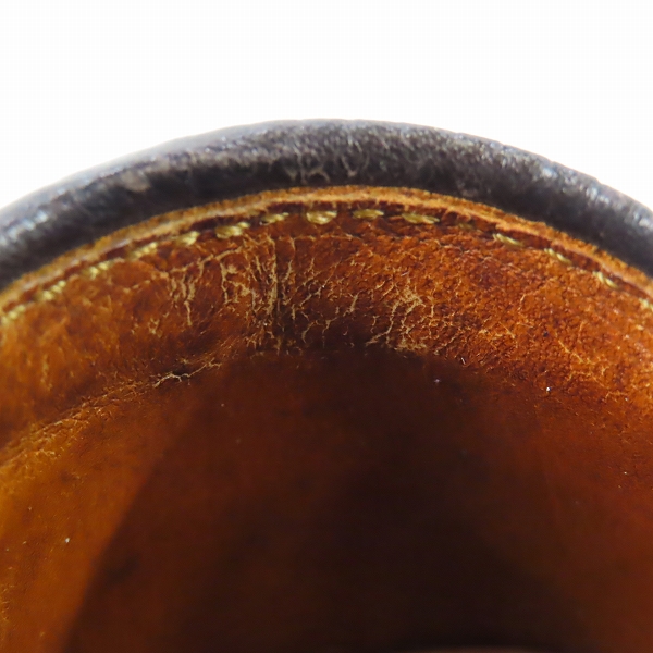 実際に弊社で買取させて頂いたALDEN/オールデン SHELL CORDOVAN LEATHER/シェルコードバンレザー プレーントゥ シューズ 990/7.5Dの画像 7枚目