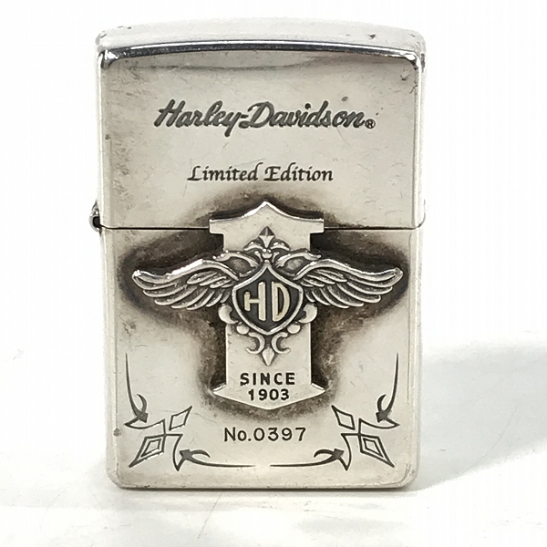 実際に弊社で買取させて頂いたZIPPO/ジッポー HARLEY DAVIDSON/ハーレーダビッドソン 2001年製