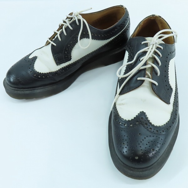実際に弊社で買取させて頂いたDr.Martens/ドクターマーチン BROGUE SHOE BLACK&WHITE ウィングチップ シューズ/UK7