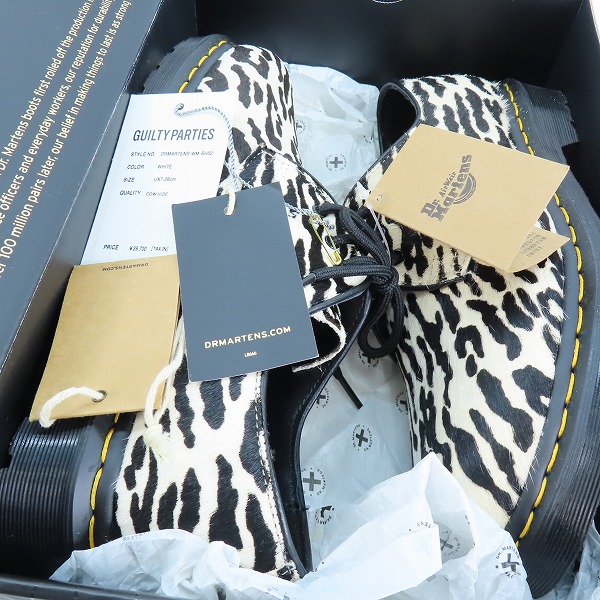 実際に弊社で買取させて頂いた【未使用】Dr.Martens×WACKO MARIA/ドクターマーチン×ワコマリア HAIRON_1461 3ホール ブーツ 31371009/UK7の画像 6枚目