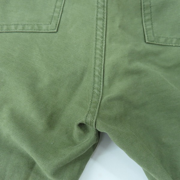 実際に弊社で買取させて頂いたWACKO MARIA/ワコマリア W.M.D.H ベイカーパンツ カーキ Mの画像 7枚目