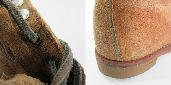 実際に弊社で買取させて頂いたRED WING×Nigel Cabourn/レッドウィング×ナイジェルケーボン HarrisTweed/ハリスツイード マンソンブーツ 4619/8.5Dの画像 9枚目